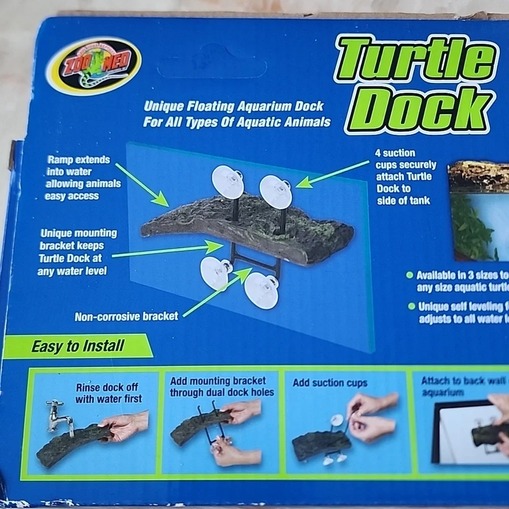Zoo Med Turtle Dock Unique Floating for Aquatic Animals Small Size